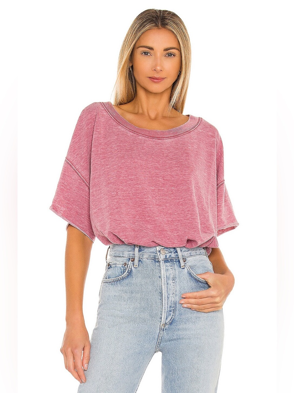 Free People Cozy Girl Bodysuit in Winding Road, Size S
